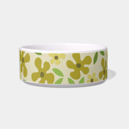 Braune Blum Katzen Trinknapf Napf