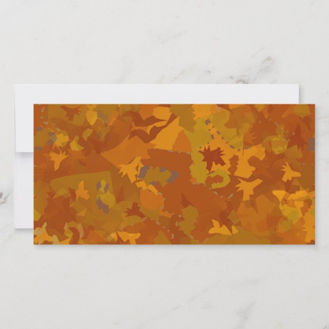 Braune Camouflage Eichenfarbmuster Collage (Vorderseite)
