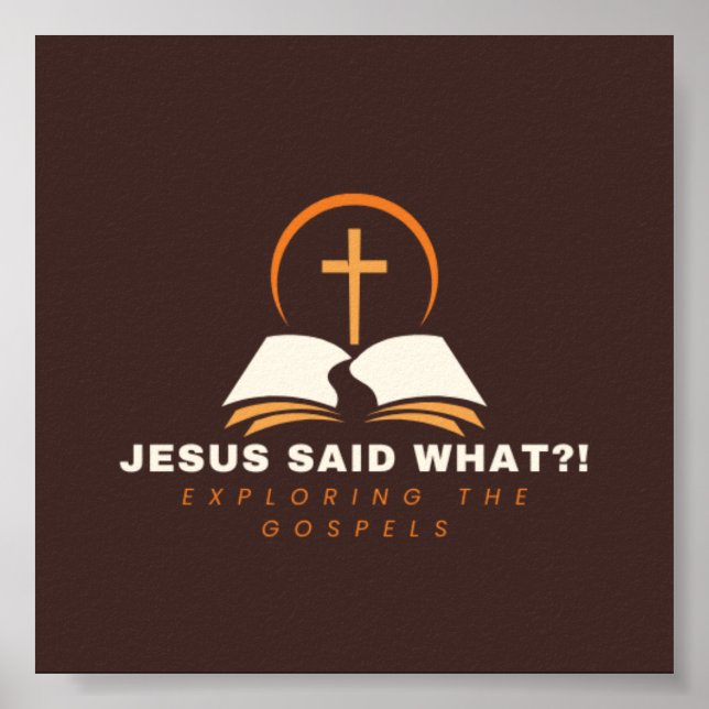 Braune Espel fokussiert Poster (Vorne)