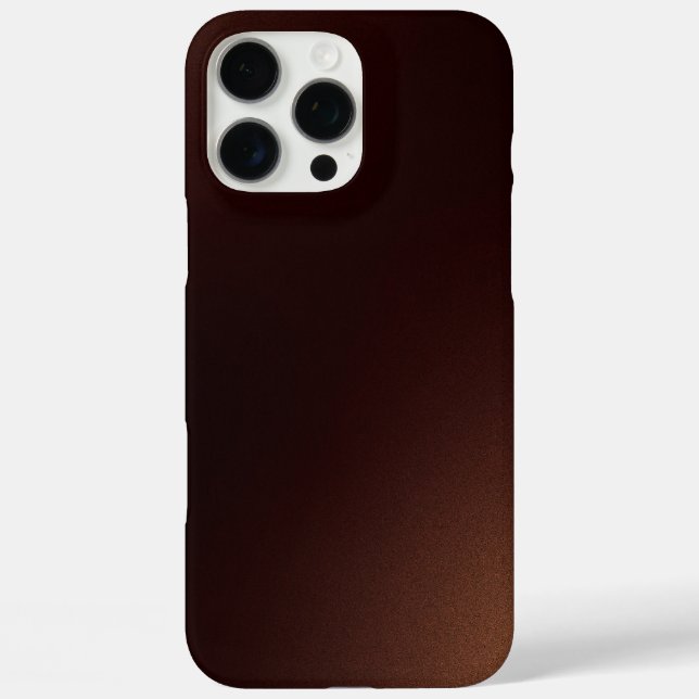Braune Farbe iPhone 16 Pro Max Hülle (Rückseite)
