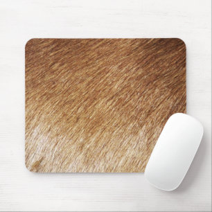 Braune Felltextur Natur - Fotografie im rustikalen Mousepad