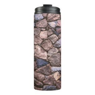 Braune Felswand Thermosbecher