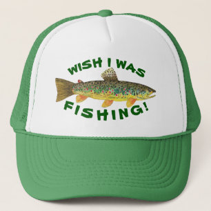 Braune Forellen "Wish I was Fish" Truckerkappe