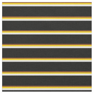 Braune, gelbe, weiße und schwarze Linien Stoff