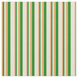 Braune, grüne und beige farbige Streifen Stoff
