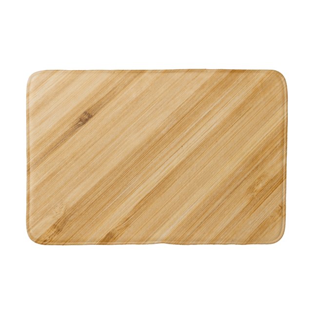 Braune Holzfläche Badematte (Vorderseite)