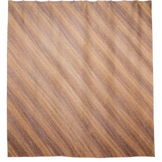 Braune Holzfläche Duschvorhang