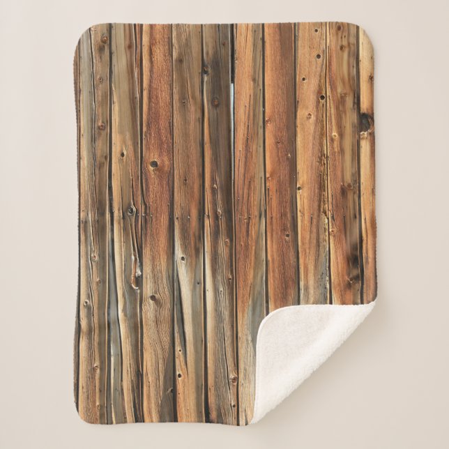Braune Holzfläche Sherpadecke (Vorderseite)