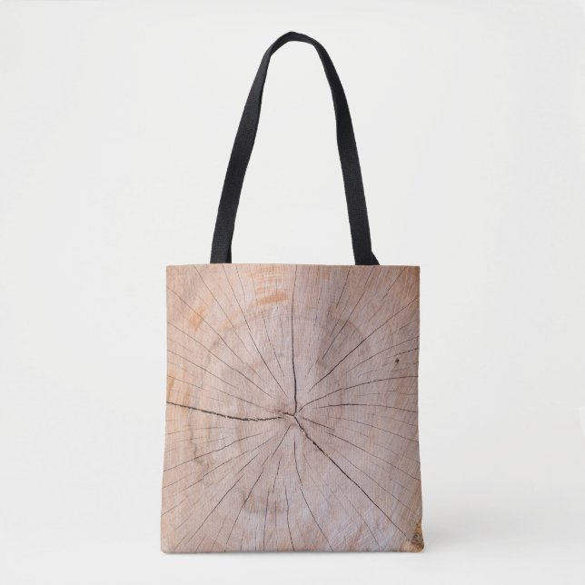 Braune Holzplatte Tasche (Vorderseite)