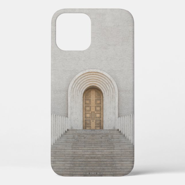 BRAUNE HOLZTÜR Case-Mate iPhone HÜLLE (Rückseite)