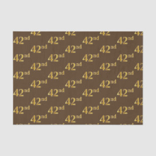 Braune, Imitate Gold 42. (42.) Veranstaltung Seidenpapier