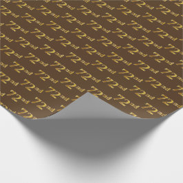 Braune, Imitate Gold 72. (72.) Veranstaltung Geschenkpapier