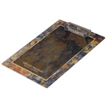 Braune Imitate Marmorstein Textur Gold Border