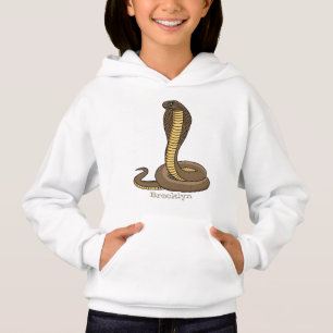 Braune Kobra Hoodie