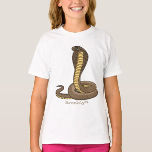Braune Kobra T-Shirt