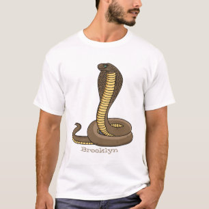 Braune Kobra T-Shirt
