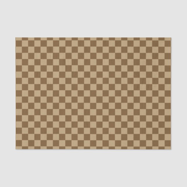 Braune Kombinationsschachtel Seidenpapier (Vorderseite)
