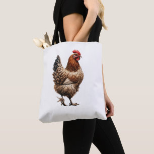 Braune Landhühner-Farm-Hofküche Tasche