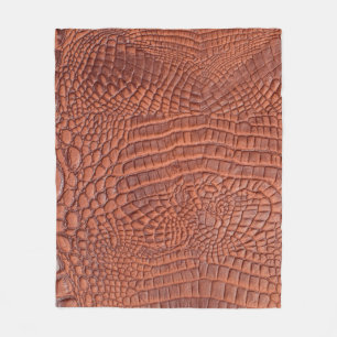 Braune Ledertextur,abstrakt,a Fleecedecke