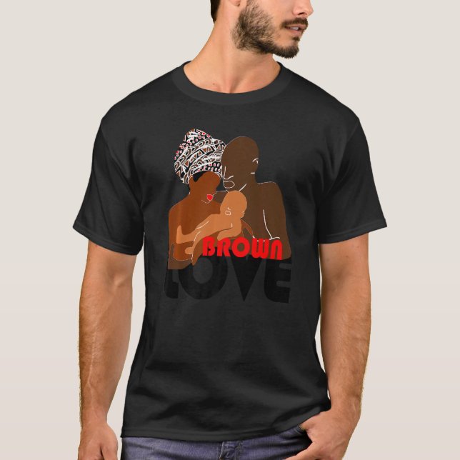 Braune Liebe Schwarze Liebe Premium T-Shirt (Vorderseite)