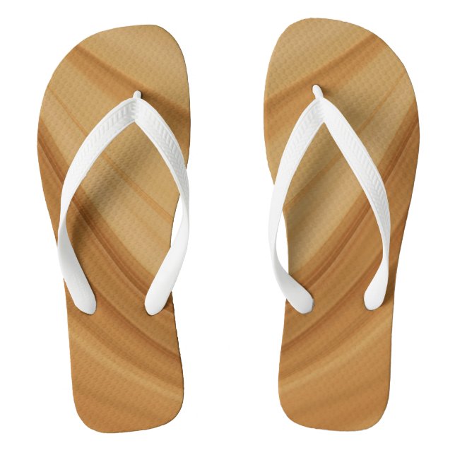 Braune Liebhaber Flip Flops (Fußbett)