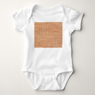 Braune Linen Leinwand Textur Hintergrund Baby Strampler