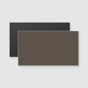 Braune Magnetische Visitenkarte Magnetkarte