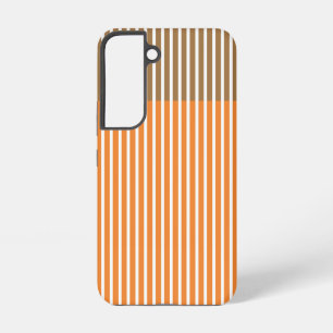 Braune Orangenstreifen Samsung Galaxy Hülle