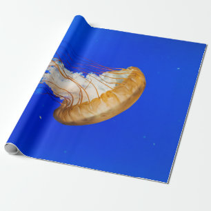 BRAUNE QUALLE GESCHENKPAPIER