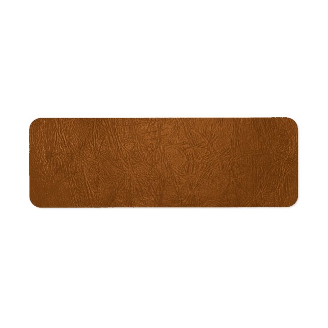 Braune Rindsledertextur-Optik (Vorne)