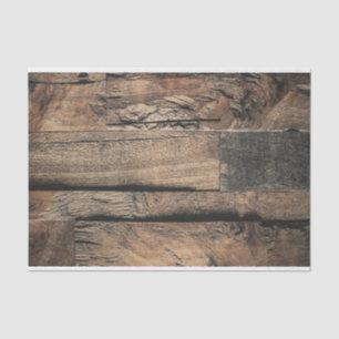 Braune Rustikale Alte Holz Bretter Hochzeitsfeier Seidenpapier