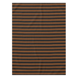 Braune schwarze Streifen Nahtloses Muster Tischdecke