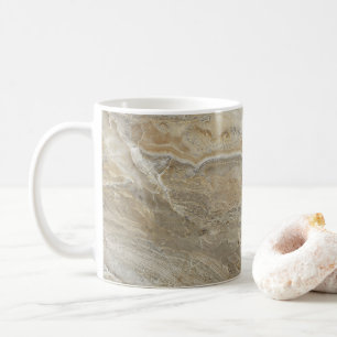 Braune Steinstruktur Kaffeetasse