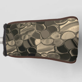 Braune Stücke, Kreise und abgerundete Formen? Golf Headcover