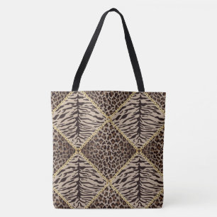 Braune Tasche für den Druck von Papierdiamanten