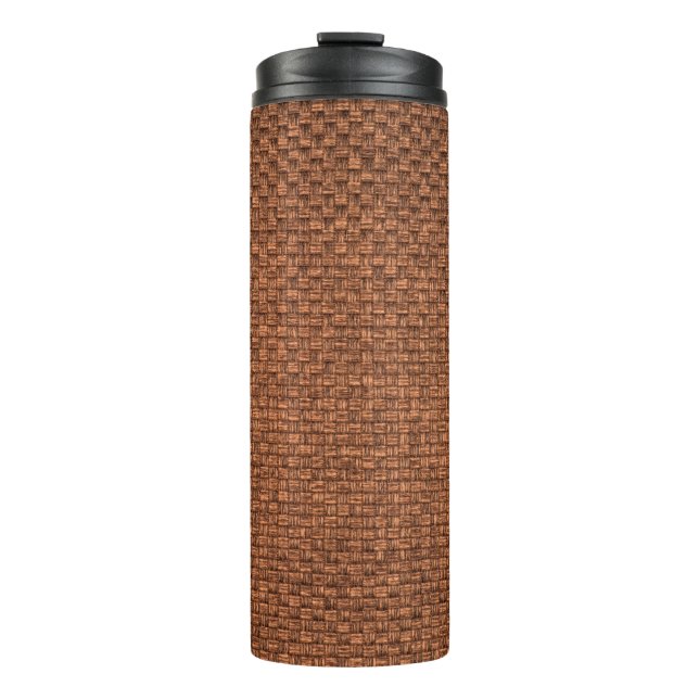 braune Textur für den Hintergrund Thermosbecher (Vorderseite)