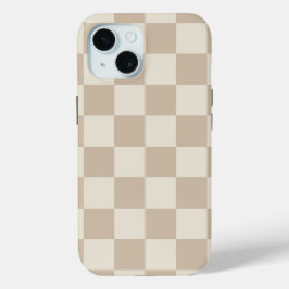 Braune und beige Karton Case-Mate iPhone Hülle