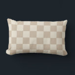 Braune und beige Karton Lendenkissen<br><div class="desc">Braune und beige Karton</div>