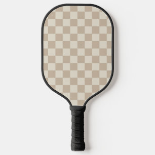 Braune und beige Karton Pickleball Schläger
