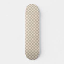 Braune und beige Karton Skateboard