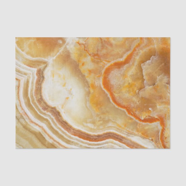 Braune und beige Marmortextur drucken Seidenpapier (Vorderseite)