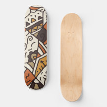 Braune und beige Skateboard-Decke - Skateboard