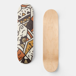 Braune und beige Skateboard-Decke - Skateboard