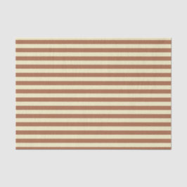 Braune und beige Streifen Seidenpapier