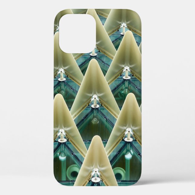 Braune und blaue Tapete Case-Mate iPhone Hülle (Rückseite)