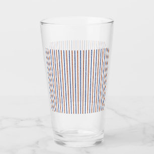Braune und braune blaue Streifen mit ungefärbten L Glas