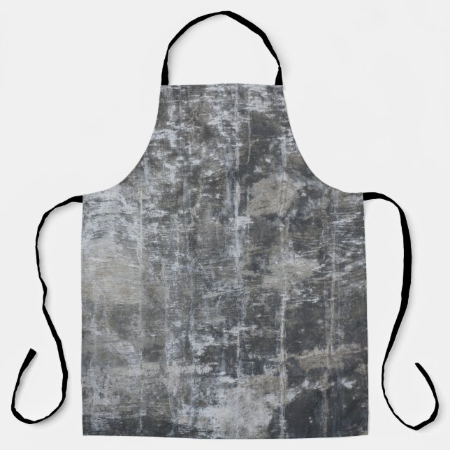 Braune und graue Tafel Schürze (Vorderseite)