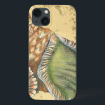 Braune und grüne Seashell Case-Mate iPhone Hülle<br><div class="desc">Wenn Sie heute nicht an den Strand kommen,  erhalten Sie dieses klassische Bild dieser einzigartigen,  grünen und braunen Muschel heute! Dieser Muschel am Ozean ist von warmem Sand in diesem Bild umrahmt und würde bei allen nautischen Produkten großartig sein.</div>
