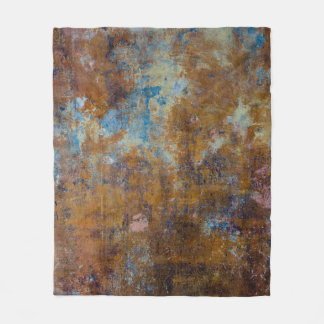 Braune und rosa Holzfläche Fleecedecke