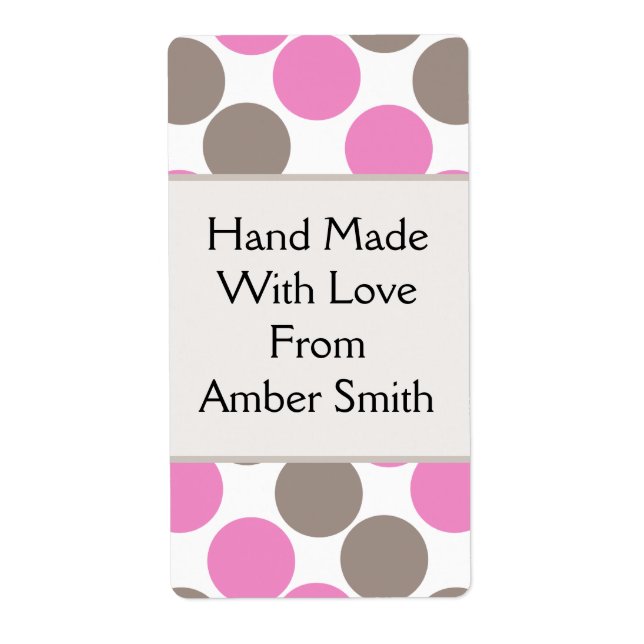 Braune und rosa Punkte (Vorne)